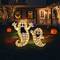 Glitzhome® Set of 2 Lighted Halloween 2.5D Ghosts Family Outdoor Decor